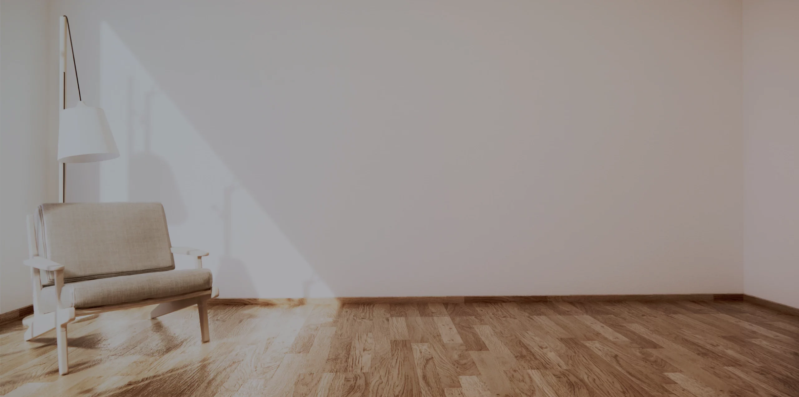 clean looking floor and wall with lamp and singlenordic chair green bay WI